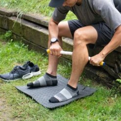 Men's 1437 No Show Lightweight Running Sock -SummitStrider Gear 02 1437 Charcoal LS