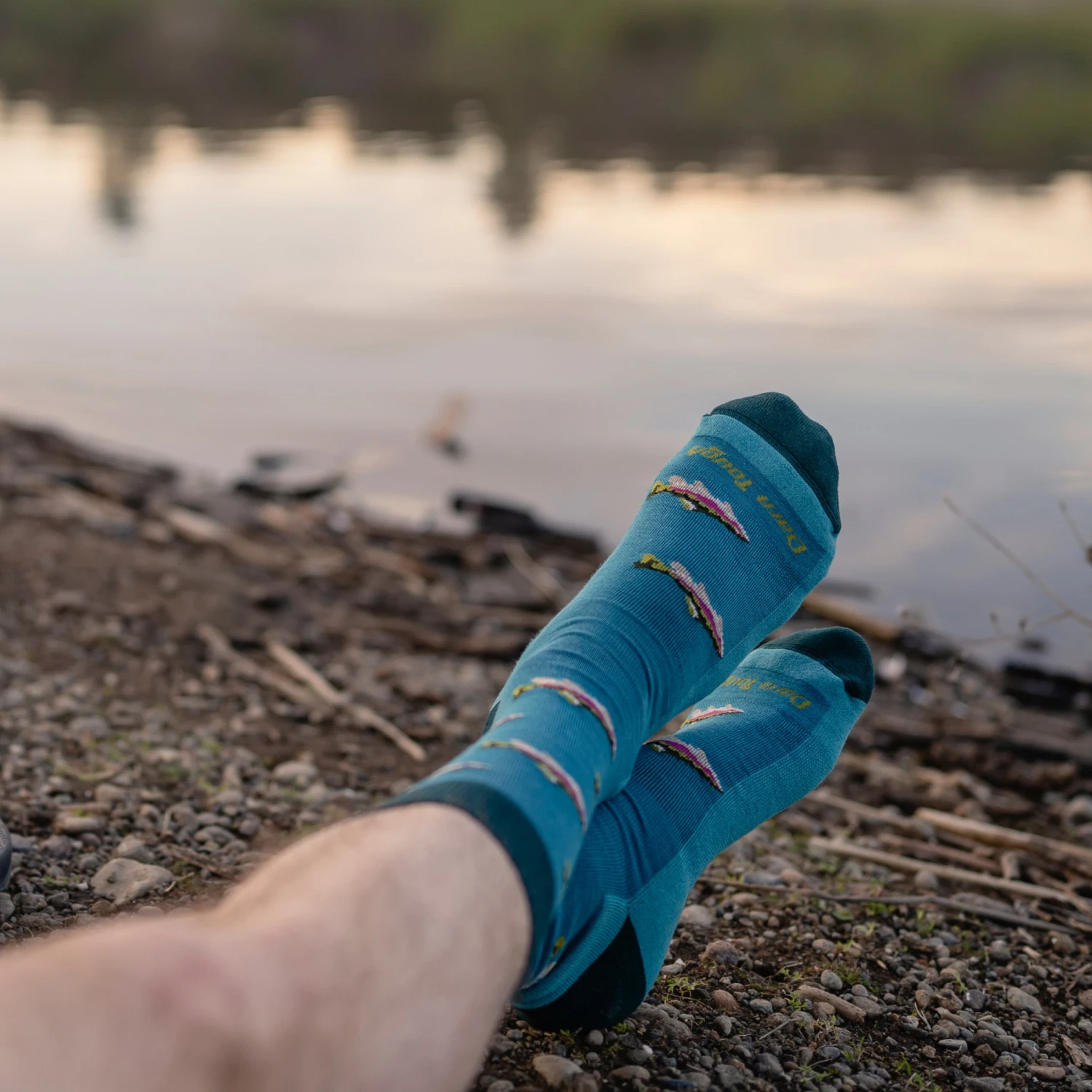 Men's Spey Fly Crew Lightweight Lifestyle Sock 5 Men's Spey Fly Crew Lightweight Lifestyle Sock - Image 5