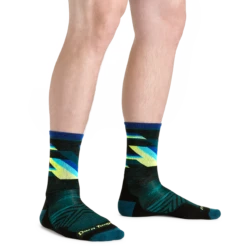 Men's Bolt Micro Crew Ultra-Lightweight Running Sock -SummitStrider Gear 1056 Black Model