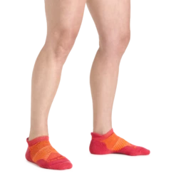 Men's And Women's Element No Show 2-Pack -SummitStrider Gear 1112 Raspberry Model 1