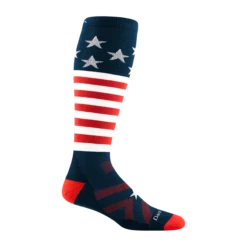 Men's Captain Stripe Over-the-Calf Midweight Ski & Snowboard Sock