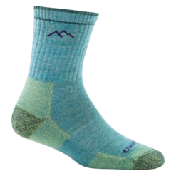 Men's And Women's Hiker Micro Crew 2-Pack Hiking Socks 23 Men's And Women's Hiker Micro Crew 2-Pack Hiking Socks -SummitStrider Gear 1903 AquaHeather a1b80a56 4295 44ac bfda 649b72f5c8d7