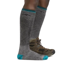 Women's Mountaineering Over-the-Calf Heavyweight Hiking Sock 6 Women's Mountaineering Over-the-Calf Heavyweight Hiking Sock -SummitStrider Gear 1954 Midnight footwear