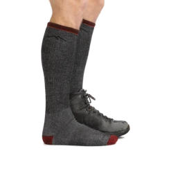 Men's Mountaineering Over-the-Calf Heavyweight Hiking Sock -SummitStrider Gear 1955 Smoke footwear