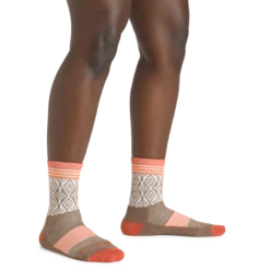 Women's Sobo Micro Crew Lightweight Hiking Sock -SummitStrider Gear 1977 Bark Model