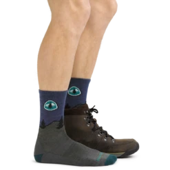 PCT Micro Crew Lightweight Hiking Sock -SummitStrider Gear 1999 Forest Footwear