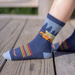 Kids Micro Crew Lightweight Hiking Sock 2-Pack -SummitStrider Gear 22FW DT Juniors VINS NicholeLink 127A7390 5000x3335 505550d6 69c1 4679 b053 2dcf2eb22994