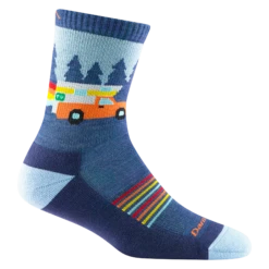 Kids Micro Crew Lightweight Hiking Sock 2-Pack -SummitStrider Gear 3037 Denim 2 17c2ebeb a876 4dfb a624 ba273a41f9d1