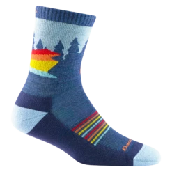 Kids Micro Crew Lightweight Hiking Sock 2-Pack -SummitStrider Gear 3037 Denim 46bc55db a10f 4d98 9838 ecc4fe512128