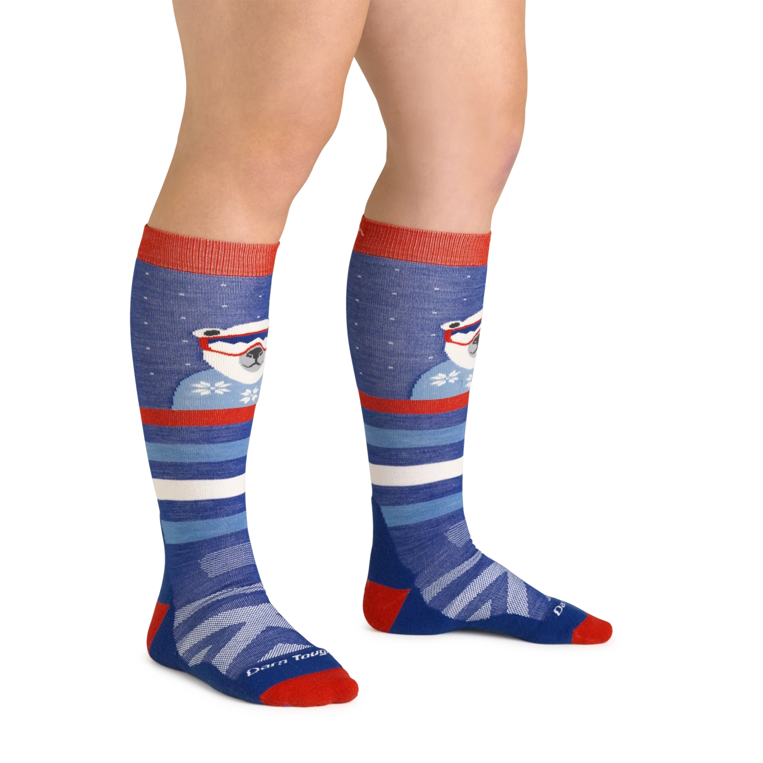 Kids Polar Patroller Over-The-Calf Midweight Ski & Snowboard Sock 3 Kids Polar Patroller Over-The-Calf Midweight Ski & Snowboard Sock - Image 3