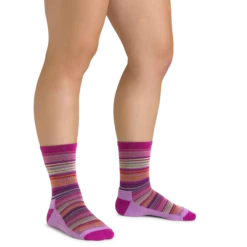 Kids Zebra Canyon Micro Crew Lightweight Hiking Sock -SummitStrider Gear 3042 Clover Model 2000x2000 8aeed98f 2ee6 4e34 a1aa 6ef09e2042ca