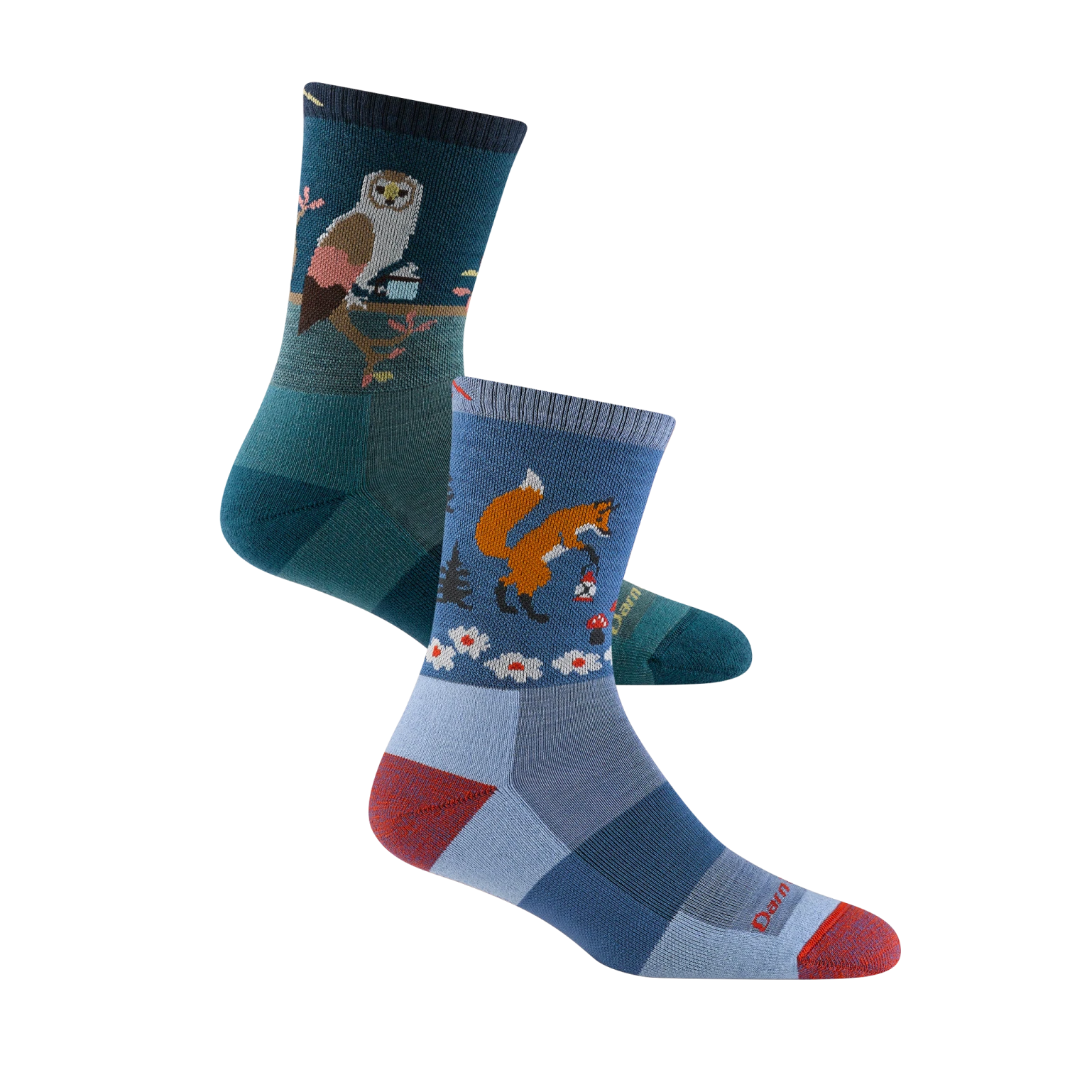 Women's Critter Club 2-Pack Hiking Socks 1 Women's Critter Club 2-Pack Hiking Socks