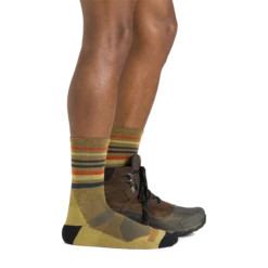 Men's Fastpack Micro Crew Lightweight Hiking Sock -SummitStrider Gear 5012 Sandstone Footwear