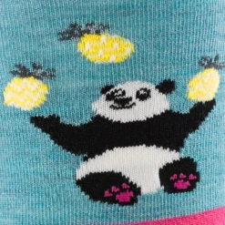 Women's Animal Haus Crew Lightweight Lifestyle Sock -SummitStrider Gear 6037 Lagoon Detail