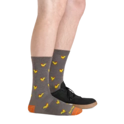 Men's Strut Crew Lightweight Lifestyle Sock -SummitStrider Gear 6060 Taupe Footwear