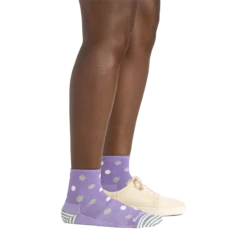 Women's Dottie Shorty Lightweight Lifestyle Sock -SummitStrider Gear 6103 Lavender Footwear