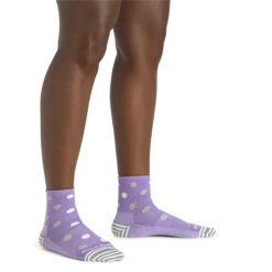 Women's Dottie Shorty Lightweight Lifestyle Sock -SummitStrider Gear 6103 Lavender Model