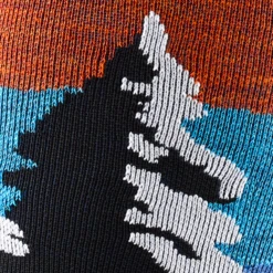 Men's Solstice Over-the-Calf Lightweight Ski & Snowboard Sock 19 Men's Solstice Over-the-Calf Lightweight Ski & Snowboard Sock -SummitStrider Gear 8014 Charcoal Detail