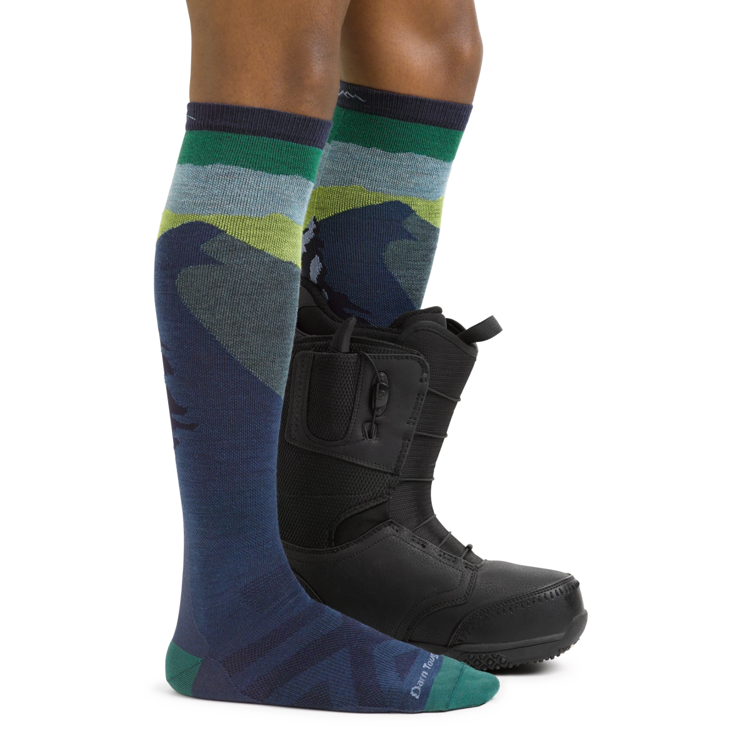 Men's Solstice Over-the-Calf Lightweight Ski & Snowboard Sock 4 Men's Solstice Over-the-Calf Lightweight Ski & Snowboard Sock - Image 4