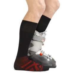 Men's Thermolite® RFL Over-the-Calf Ultra-Lightweight Ski & Snowboard Sock 6 Men's Thermolite® RFL Over-the-Calf Ultra-Lightweight Ski & Snowboard Sock -SummitStrider Gear 8019 Black Footwear