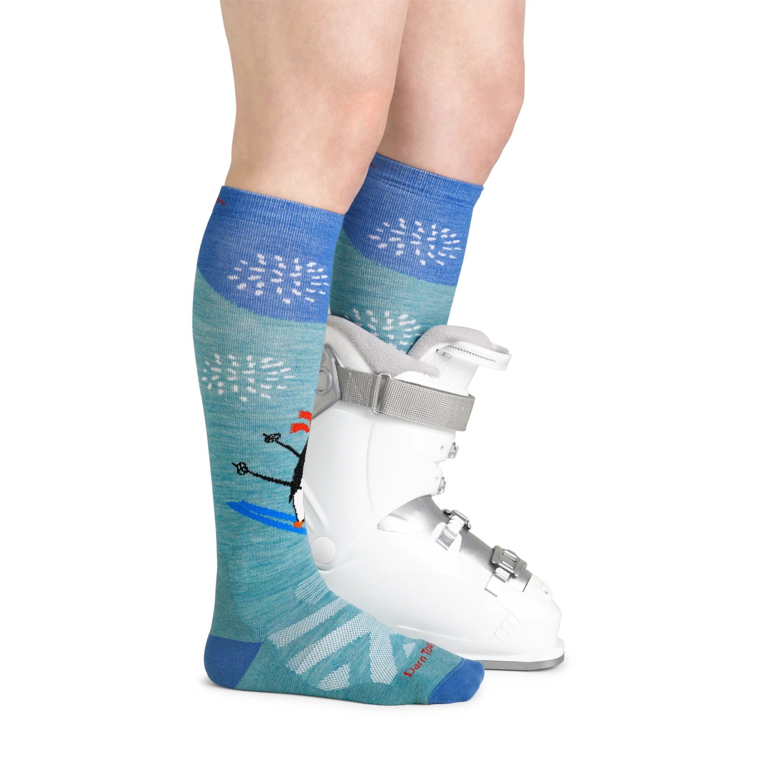 Women's Penguin Peak Over-The-Calf Midweight Ski & Snowboard Sock 3 Women's Penguin Peak Over-The-Calf Midweight Ski & Snowboard Sock - Image 3