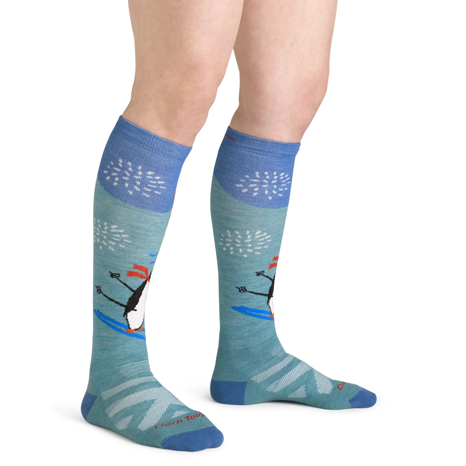 Women's Penguin Peak Over-The-Calf Midweight Ski & Snowboard Sock 2 Women's Penguin Peak Over-The-Calf Midweight Ski & Snowboard Sock - Image 2