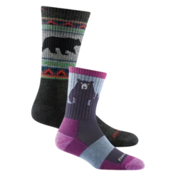 Men's And Women's Bear 2-Pack Hiking Socks