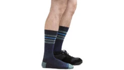 Darn Tough Letterman Crew Lightweight Sock - Mens 7 Darn Tough Letterman Crew Lightweight Sock - Mens -SummitStrider Gear opplanet darn tough letterman crew lightweight sock mens denim extra large 6069 denim xl darn av 2