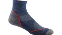 Darn Tough Light Hiker Quarter Lightweight Hiking Socks - Men's 8 Darn Tough Light Hiker Quarter Lightweight Hiking Socks - Men's -SummitStrider Gear opplanet darn tough light hiker quarter lightweight hiking sock mens denim extra large 1991 denim xl darn main