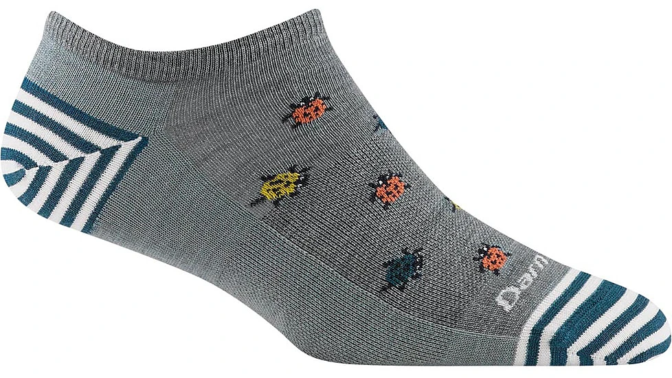 Darn Tough Lucky Lady No Show Lightweight Socks - Womens 2 Darn Tough Lucky Lady No Show Lightweight Socks - Womens - Image 2