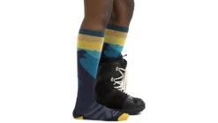 Darn Tough Solstice Over-The-Calf Midweight Ski Sock - Womens -SummitStrider Gear opplanet darn tough solstice over the calf midweight w cushion ski sock womens dark teal small 8023 dark teal s darn av 2