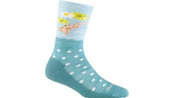 Darn Tough Wild Life Crew Lightweight With Cushion Socks - Womens -SummitStrider Gear opplanet darn tough wild life crew lightweight with cushion shoes womens aqua large 6105 aqua l darn av 2